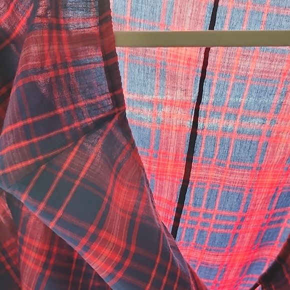 GAP Red and Blue Plaid Blouse - Picture 8 of 8